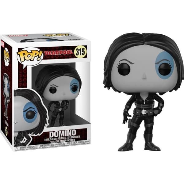 Figur - Funko Pop! - Deadpool Parody: Domino - 9 cm - Röd - För barn
