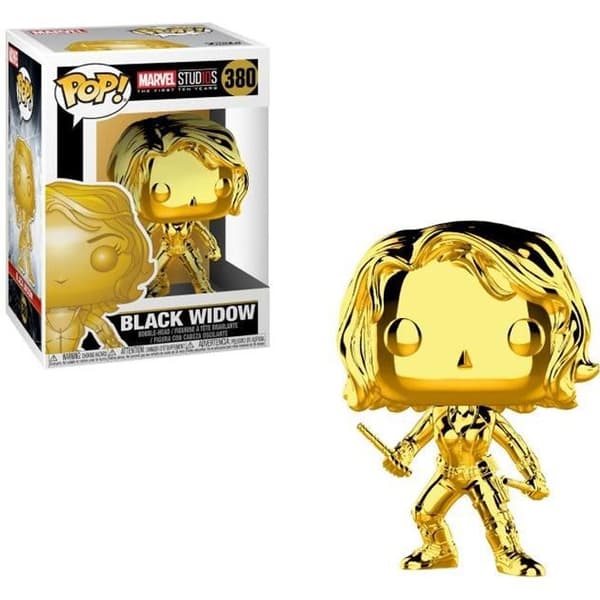 Funko Pop! Marvel: Black Widow (Chrome)