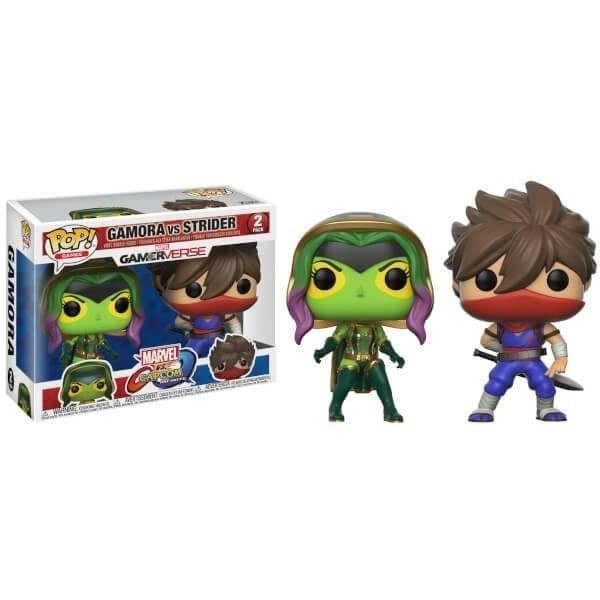 Figuriner Funko Pop! - Marvel - Gamora VS Strider - 10 cm - Set på 2 - Mixad