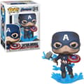 Miniatyrbild 1 av 3: Funko Pop! Marvel: Endgame - Capt America med trasig sköld och Thors hammare