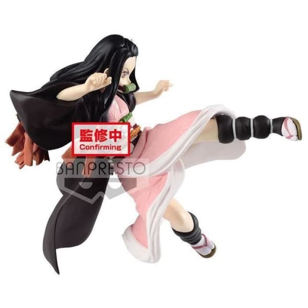 Nezuko Kamado Demon Slayer Kimetsu No Yaiba Figur - BANPRESTO - 12cm - PVC - Svart