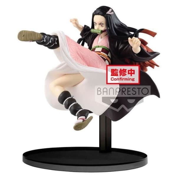 Nezuko Kamado Demon Slayer Kimetsu No Yaiba Figur - BANPRESTO - 12cm - PVC - Svart