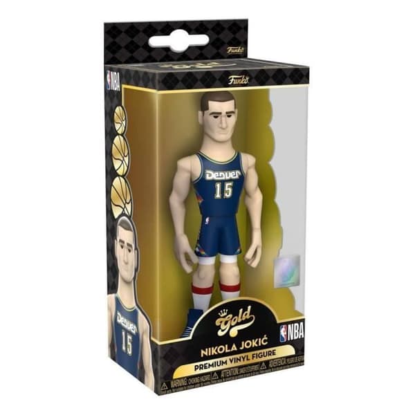 NBA - Nikola Jokic - Guld 5" vinylfigur med Chase 13cm