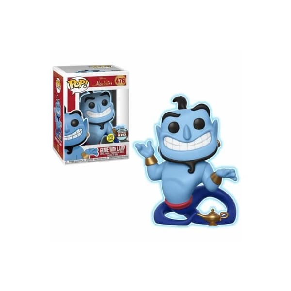 Figurine POP! - Funko - Aladdin - Genie med Lampa GITD - 9 cm - Både för honom och henne