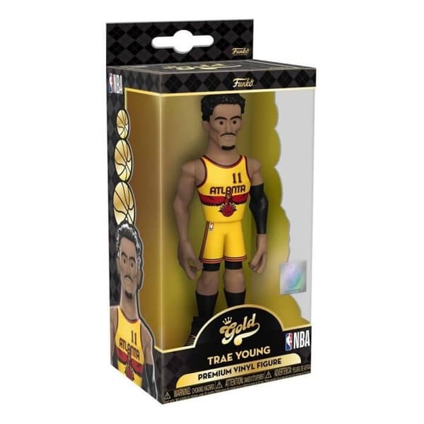 NBA - Trae Young - Guld 5" vinylfigur med Chase 13cm