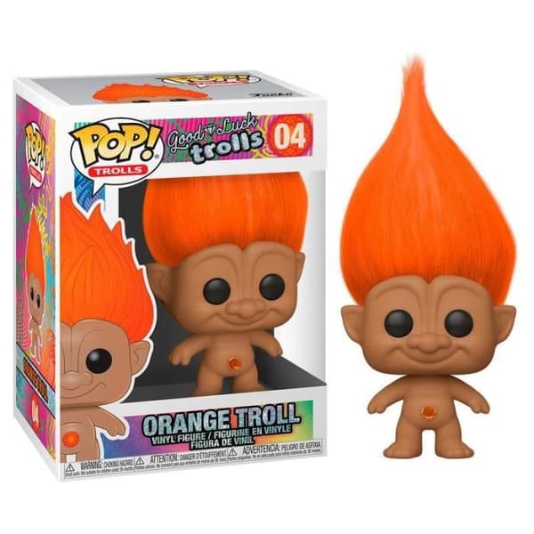 Figur Troll - Bobble Head POP N° 04 - Orange Troll