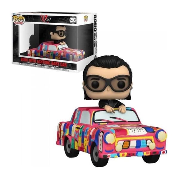 Funko Pop! Åk SUPDLX - U2: AB Car w/Bono