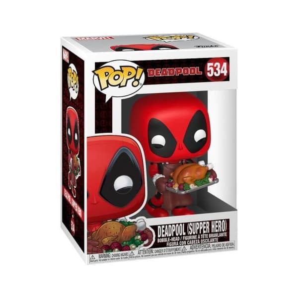 Funko Pop Figure - Marvel - Deadpool - Special Holiday Edition - Röd - Blandad
