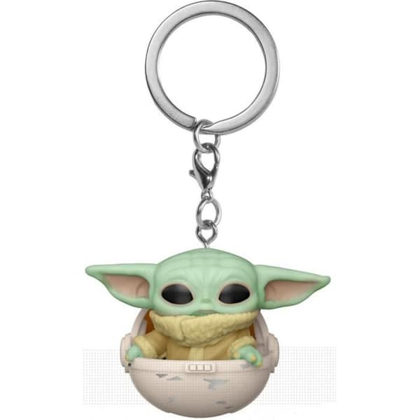 Funko Pocket Pop! Nyckelring Mandalorian - Barn i behållare