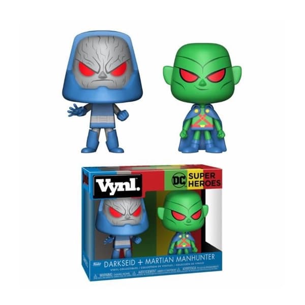 DC Figur - FUNKO - 2-pack Darkseid &amp; Martian Manhunter Vynl 10cm - Barn - Blandat - Inomhus