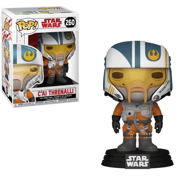 Funko Pop! Star Wars Ep.8: Pilot Cai Threnalli