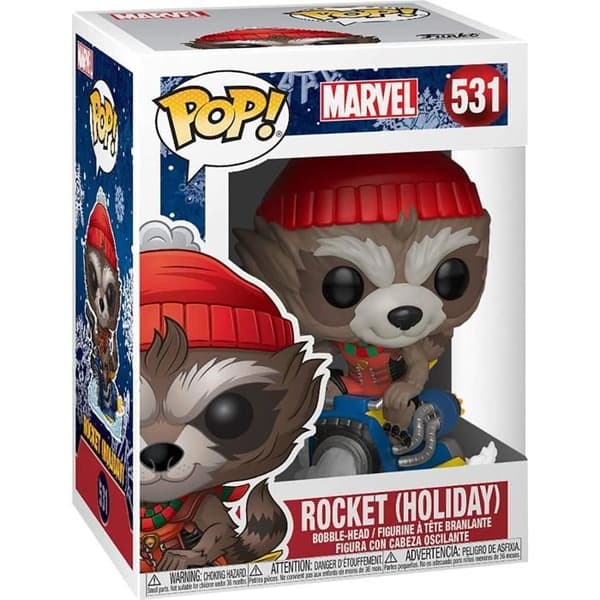 FUNKO POP Marvel: Holiday - Rocket