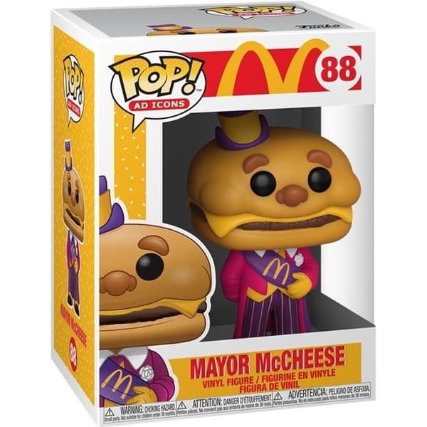Samlarfigur - McDonald's - Borgmästare McCheese - Funko Pop! n°88 - Blandat - 3 år och uppåt