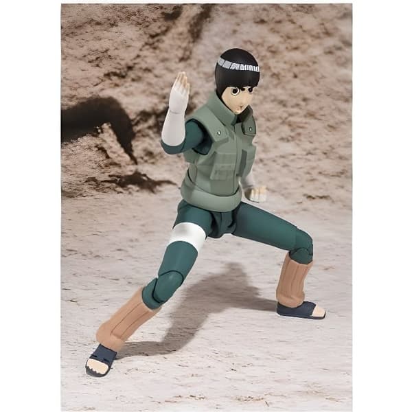 Naruto Shippuden Figur - Rock Lee SH Figuarts 14cm - BANDAI - PVC