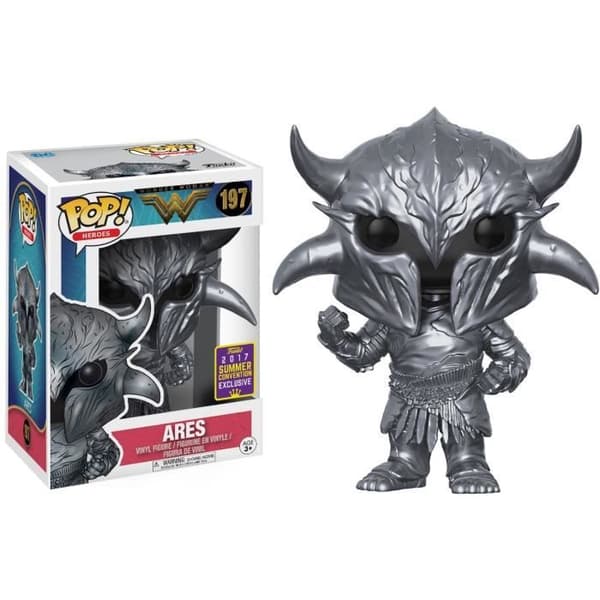 Funko Pop! Wonder Woman: Ares - Wonder Woman - Pop! - Ares statyett - Grå - SDCC 2017