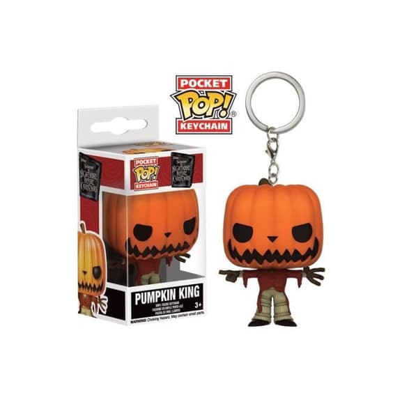 Funko - Disney Figurine - Nbx Pumpkin King Exclu Pocket Pop 4cm