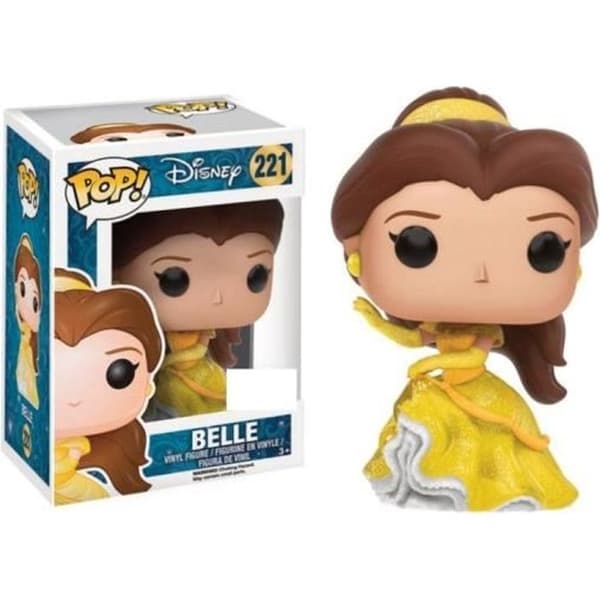 Figur - FUNKO - Belle Klänning För Bal Sparkle exklusiv Pop 10cm - Disney