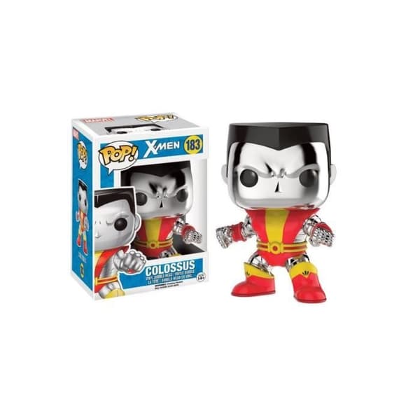 Funko - Marvel X-Men Figur - Colossus Chrome Exclu Pop 10cm