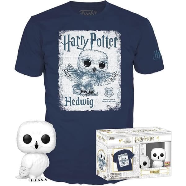 Funko Pop! Harry Potter - Hedwig - Vit - Vuxen - XL T.Shirt ingår