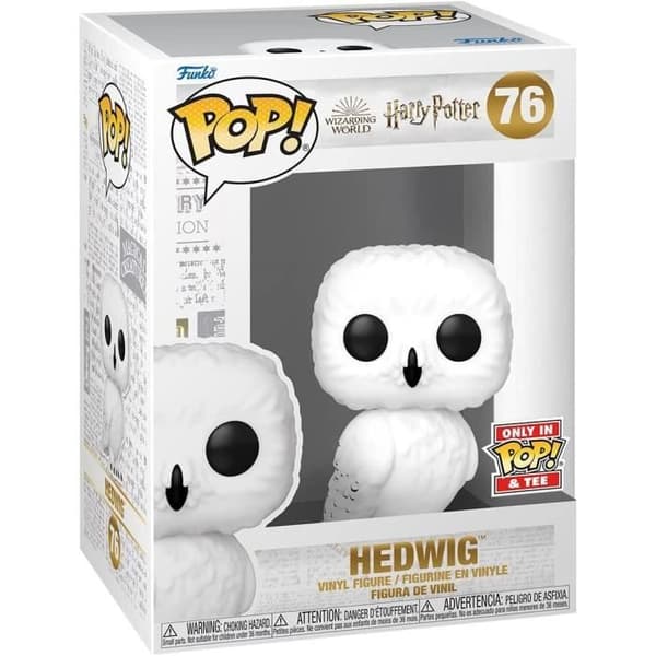 Funko Pop! &amp; T.Shirt M (vuxen) : Harry Potter - Hedwig