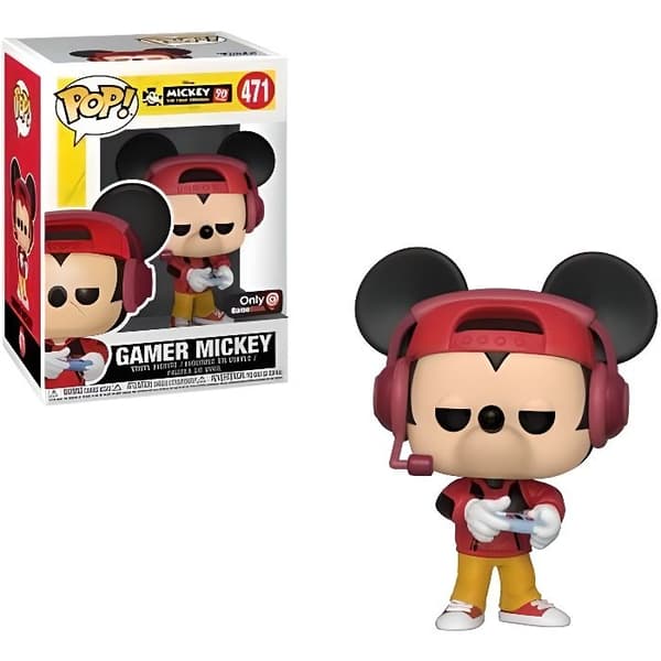 Funko Pop! Disney: Mickey 90th Birthday - Gamer Mickey - Vinyl - Svart