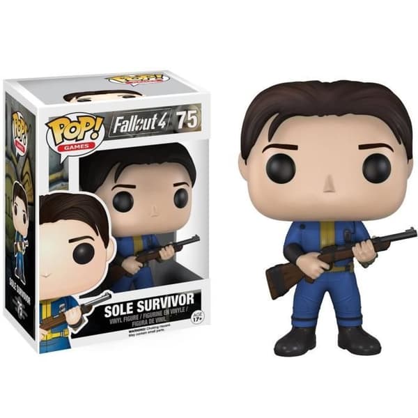 Funko Pop! Fallout: Sole Survivor - FUNKO - Pop! Spel - Blandat - Inomhus - Blå - 10 cm