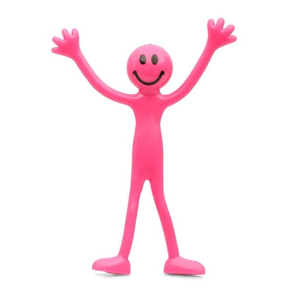 Bevægelig Legetøjsfigur / Bøjelig Mand – Smiley