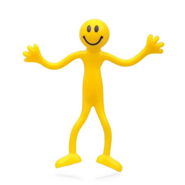 Bevægelig Legetøjsfigur / Bøjelig Mand – Smiley