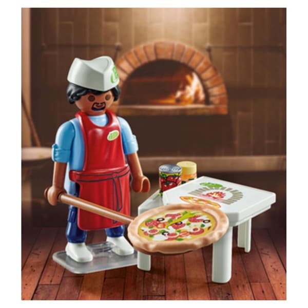 PLAYMOBIL - Pizzaiolo - Special Plus 71161 - Barn - Unisex - Blå - Flerfärgad - 4 år