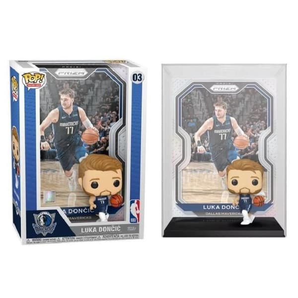 NBA Basketfigur - Luka Doncic Trading Card Pop Cover 10cm