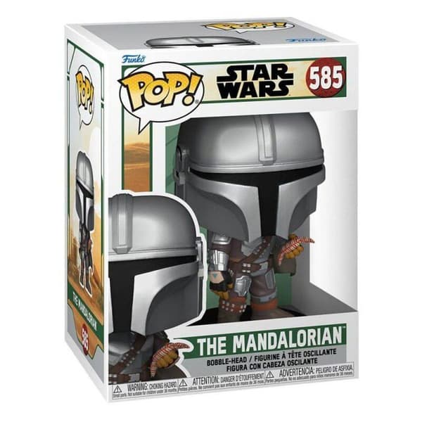 Star Wars Figurine - Book of Boba Fett - The Mandalorian with Pouch Pop 10cm