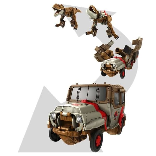 T.REX TRANSFORMATION - FIERCE - MATTEL - HPD38 - DINOSAUR JURASSIC WORLD