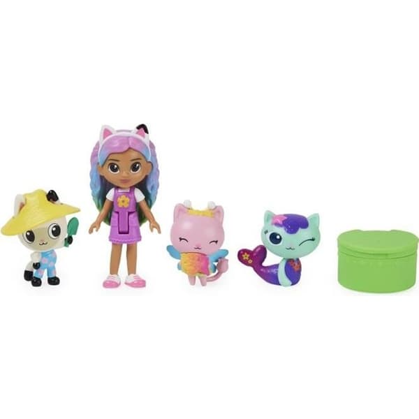 Gabby and her Friends box set - SPIN MASTER - Kattfigurer och överraskningstillbehör - Leksak för barn från 3 år och uppåt