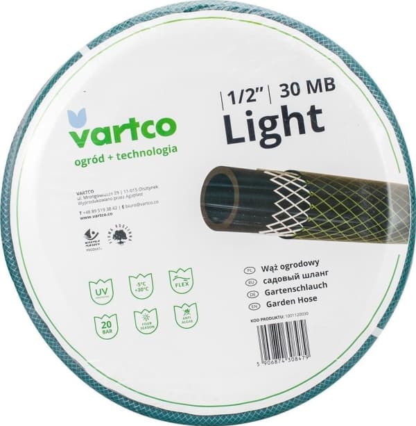 Vartco vanningsslange LIGHT 1/2 30m