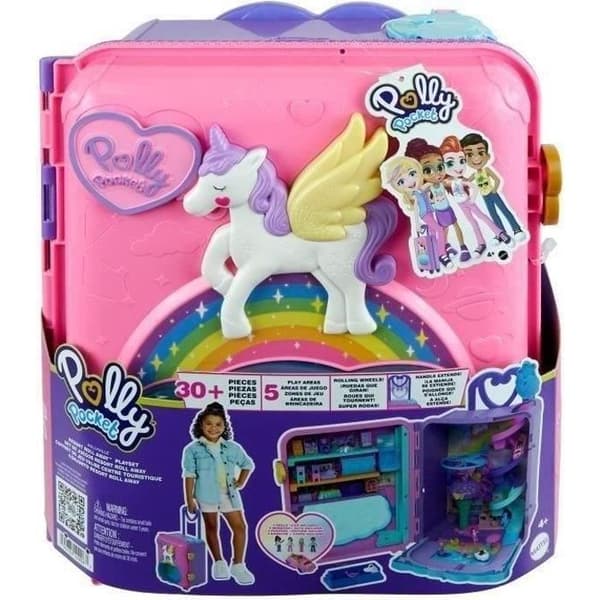 POLLY POCKET SURPRISE resväska - POLLY POCKET - HKV43 - POLLY POCKET MINIDOLL COMPACT Box