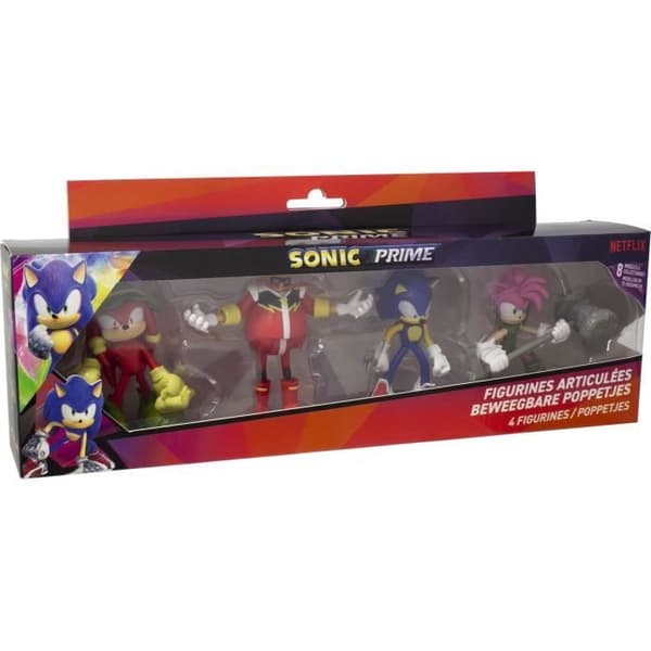 SONIC - 4 ledade figurer - 7,5 CM (ASST)