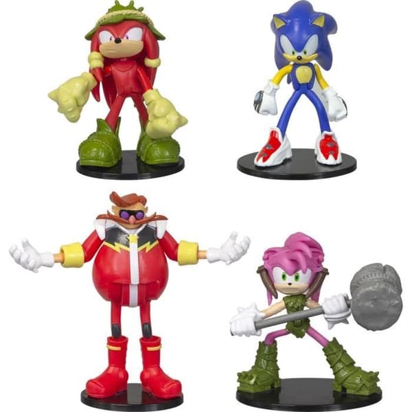 SONIC - 4 ledade figurer - 7,5 CM (ASST)
