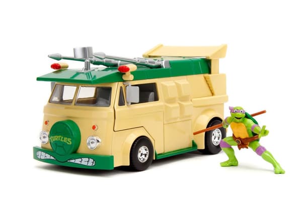 Turtles Donatello & Party Wagon 1:24