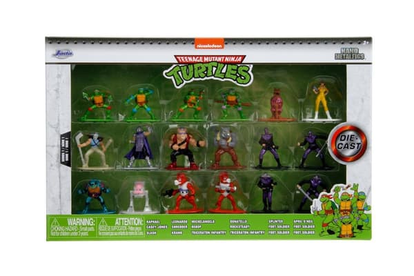 Turtles Samlefigurer Nano Metal 18-pak