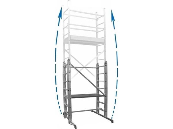 Krause Krause CORDA leddelt aluminiumsstillas - 4,85m