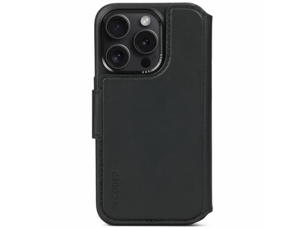 Decoded D24IPO15PDW5BK, Lommebok-etui, Apple, iPhone 15 Pro, 15,5 cm (6.1"), Sort
