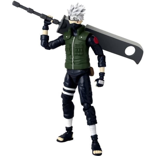 Anime Heroes figur - Bandai - Naruto Shippuden - Kakashi Hatake (fjärde stora ninjakriget) - 17 cm