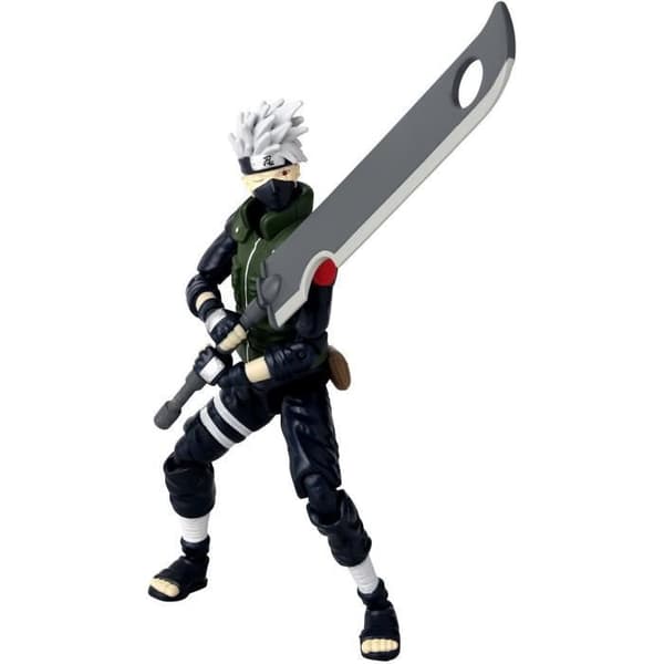 Anime Heroes figur - Bandai - Naruto Shippuden - Kakashi Hatake (fjärde stora ninjakriget) - 17 cm