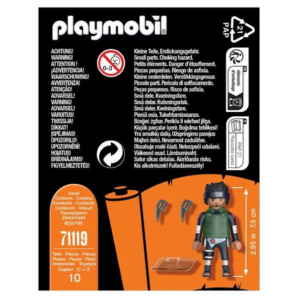 Figurin - PLAYMOBIL - Asuma - Naruto Shippuden - Grön - Flerfärgad - Barn