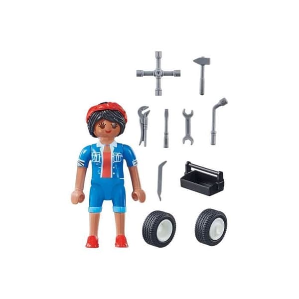 PLAYMOBIL - 71164 - Special Plus Mechanic - Blandat - 4 år - Blå