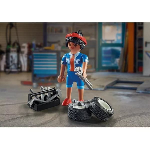 PLAYMOBIL - 71164 - Special Plus Mechanic - Blandat - 4 år - Blå