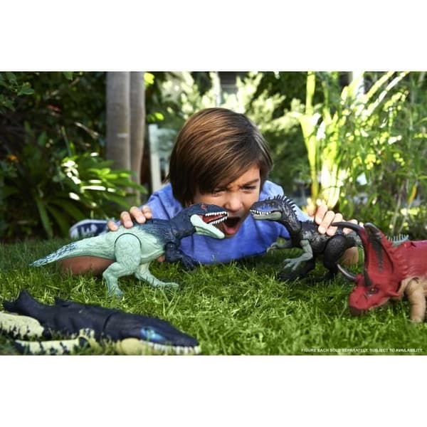 Eocarcharia Sonore Figurine - Jurassic World - MATTEL - Pojke - 4 år och uppåt
