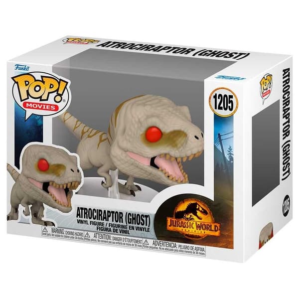 POP figure Jurassic World Atrociraptor Ghost