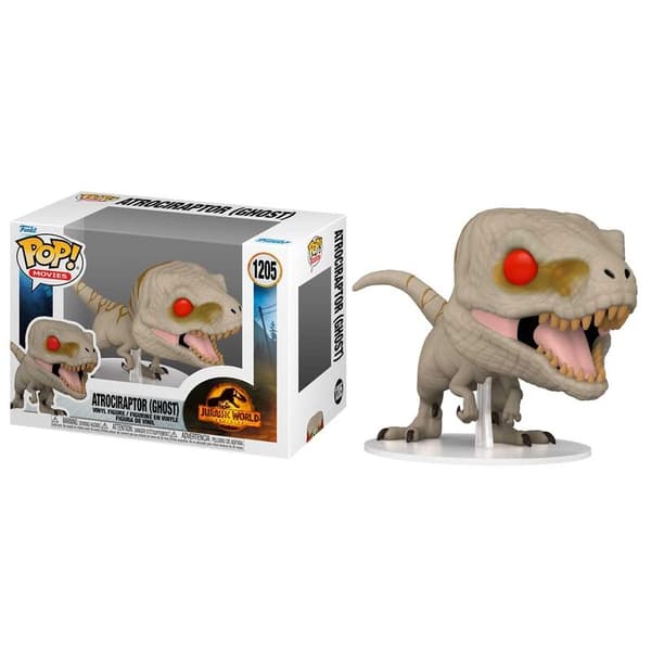 POP figure Jurassic World Atrociraptor Ghost