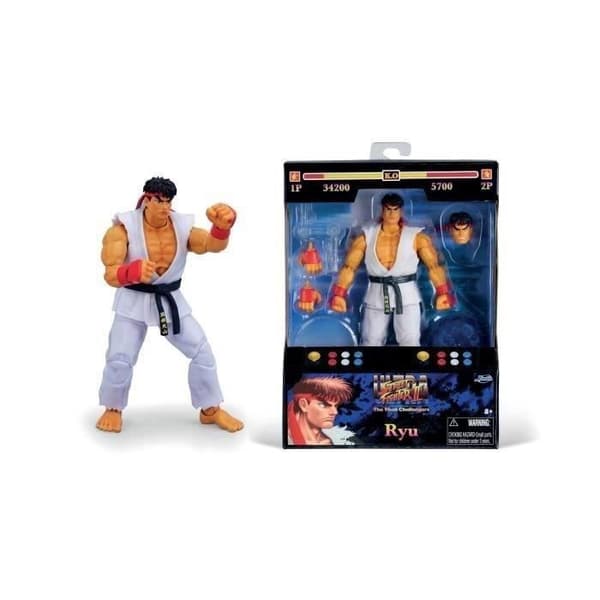 Ryu Street Fighters Jada ledad figur 15cm från 8 år
